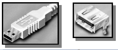 A型USB插头和A型USB插座