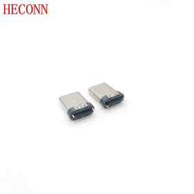 USB-Type-CM/夹板0.8铆合款L11.00/裸头带后塞
